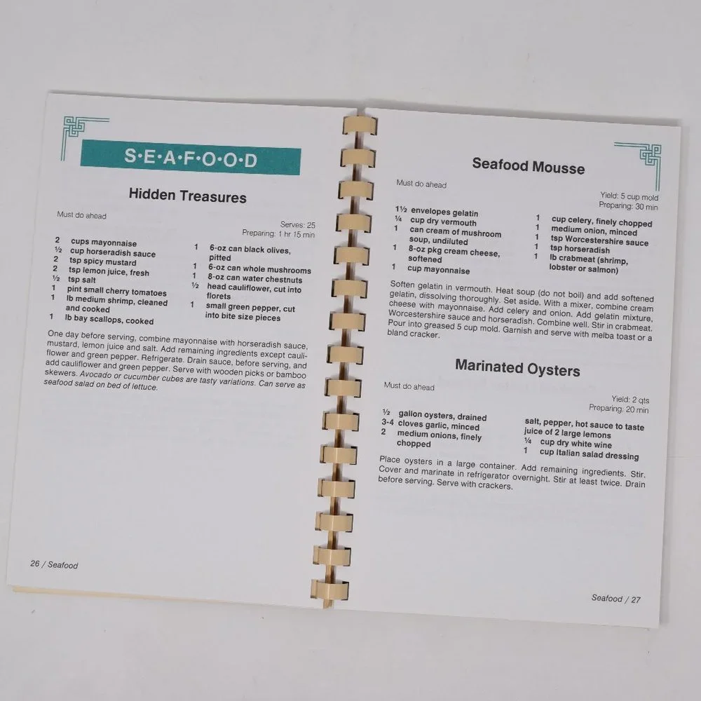 Appetizers Southern Style Junior League Greensboro NC 1992 Vintage Cookbook Food